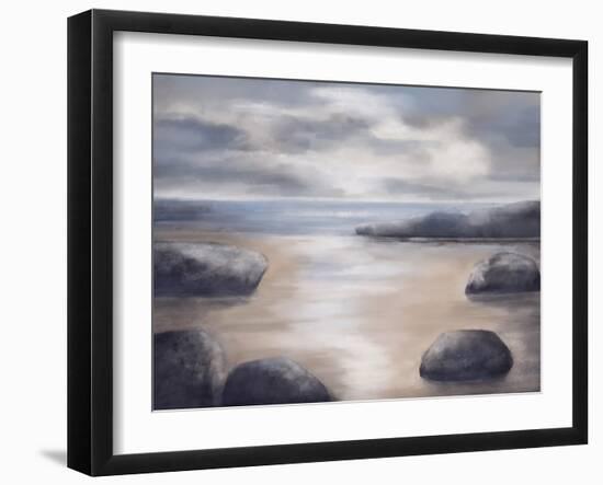 Rocky Beach 2-Doris Charest-Framed Art Print