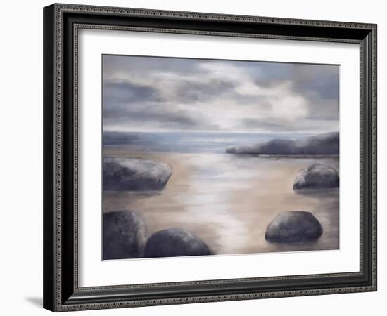 Rocky Beach 2-Doris Charest-Framed Art Print