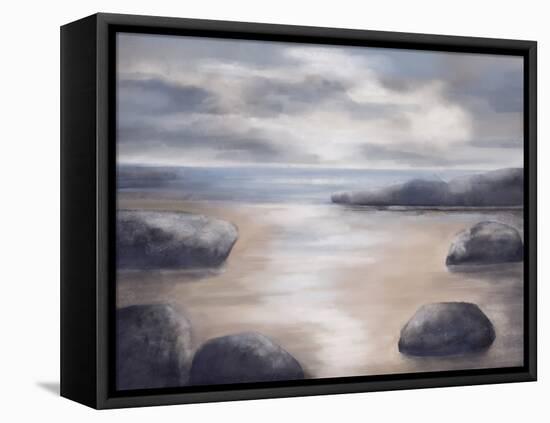 Rocky Beach 2-Doris Charest-Framed Stretched Canvas