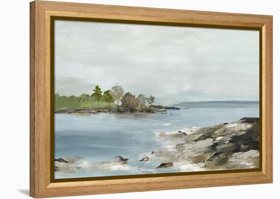 Rocky Beach Views-Allison Pearce-Framed Stretched Canvas