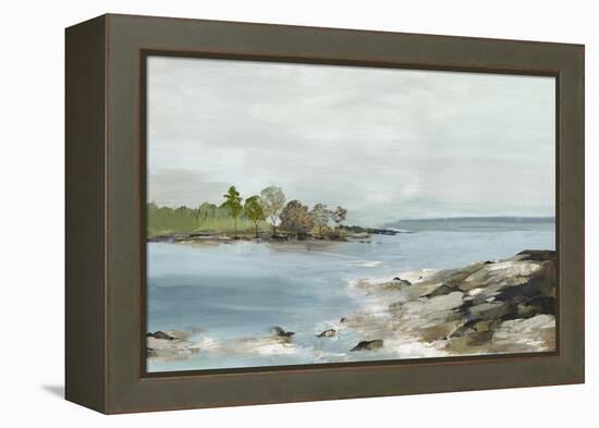 Rocky Beach Views-Allison Pearce-Framed Stretched Canvas