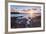 Rocky Coast at Treyarnon Bay at Sunset, Cornwall, England, United Kingdom, Europe-Matthew-Framed Photographic Print