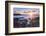 Rocky Coast at Treyarnon Bay at Sunset, Cornwall, England, United Kingdom, Europe-Matthew-Framed Photographic Print