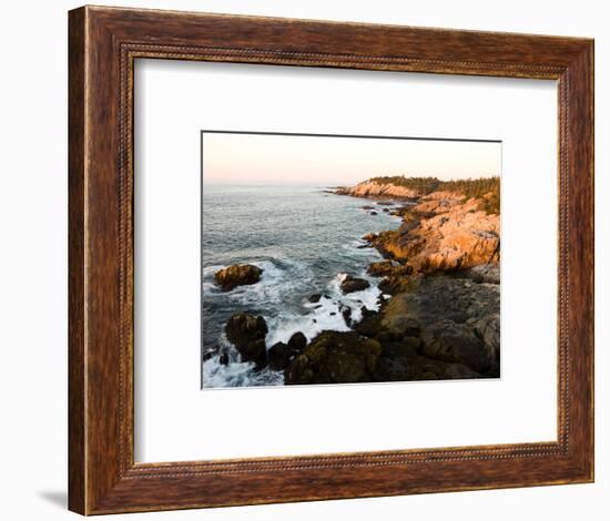 Rocky Coast of Isle Au Haut, Acadia National Park, Maine, USA-Jerry & Marcy Monkman-Framed Photographic Print