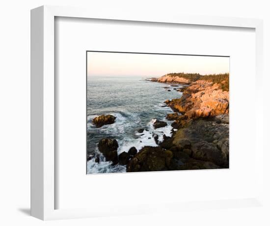 Rocky Coast of Isle Au Haut, Acadia National Park, Maine, USA-Jerry & Marcy Monkman-Framed Photographic Print