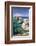 Rocky Coast with Stone Pillars, the Mediterranean Sea, Apulia, Italy-Markus Lange-Framed Photographic Print