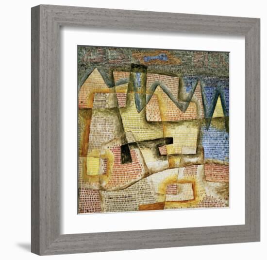 Rocky Coast-Paul Klee-Framed Giclee Print