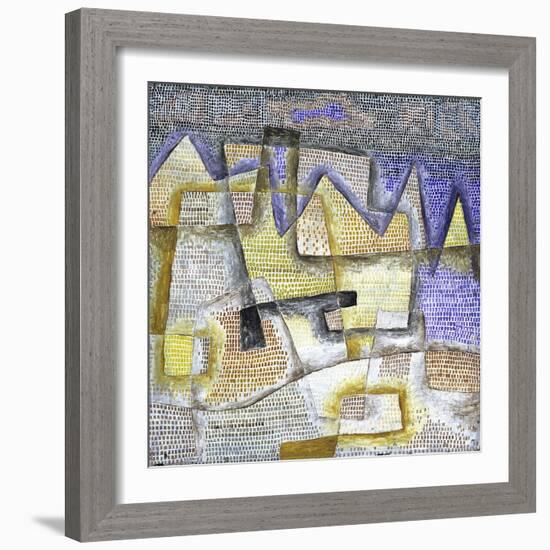 Rocky Coast-Paul Klee-Framed Giclee Print