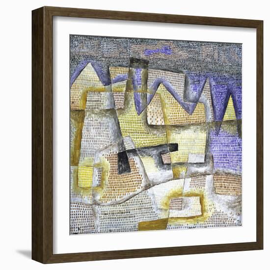 Rocky Coast-Paul Klee-Framed Giclee Print