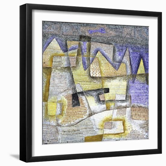 Rocky Coast-Paul Klee-Framed Giclee Print