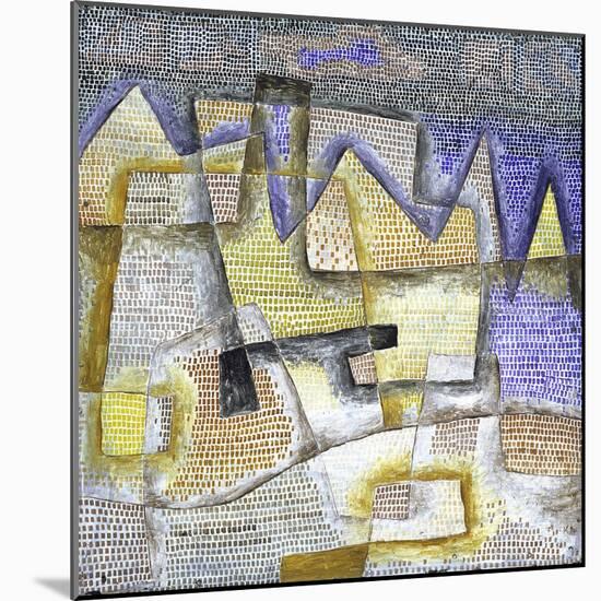 Rocky Coast-Paul Klee-Mounted Giclee Print