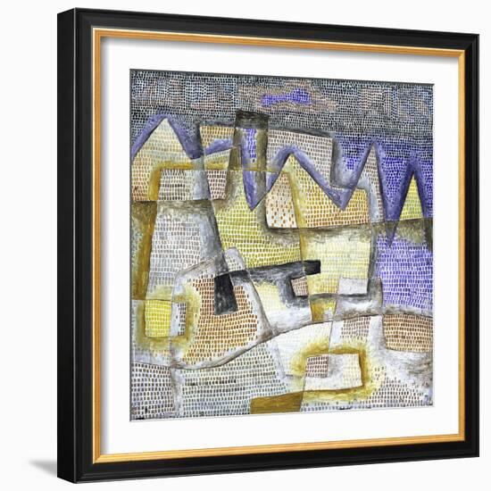 Rocky Coast-Paul Klee-Framed Giclee Print