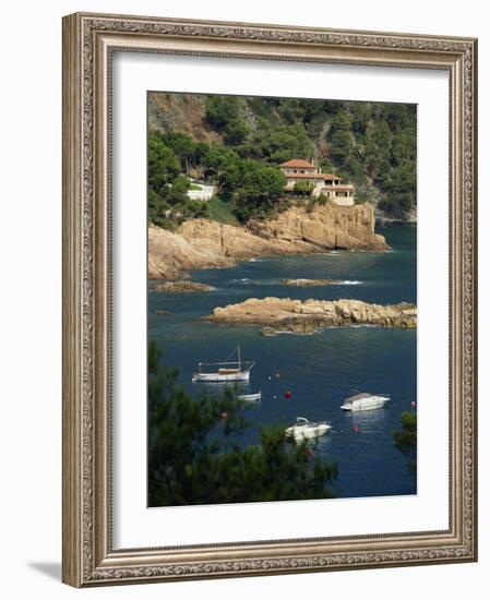 Rocky Coastline, Aiguablava, Costa Brava, Gerona, Cataluna, Spain, Mediterranean, Europe-Tomlinson Ruth-Framed Photographic Print