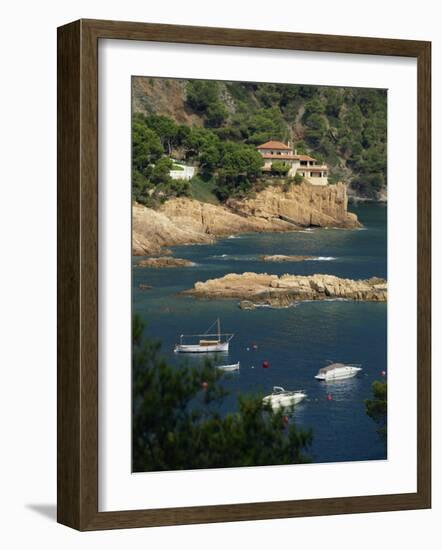 Rocky Coastline, Aiguablava, Costa Brava, Gerona, Cataluna, Spain, Mediterranean, Europe-Tomlinson Ruth-Framed Photographic Print