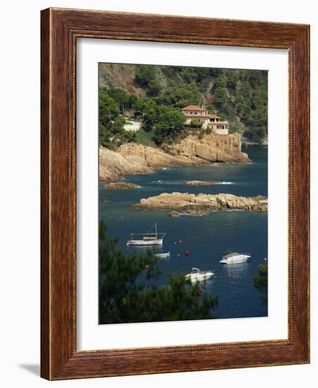 Rocky Coastline, Aiguablava, Costa Brava, Gerona, Cataluna, Spain, Mediterranean, Europe-Tomlinson Ruth-Framed Photographic Print