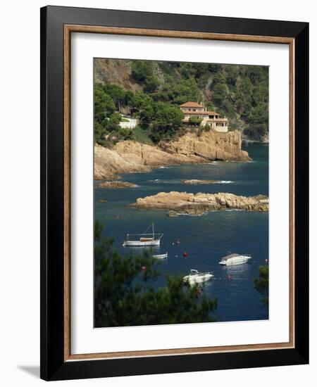 Rocky Coastline, Aiguablava, Costa Brava, Gerona, Cataluna, Spain, Mediterranean, Europe-Tomlinson Ruth-Framed Photographic Print