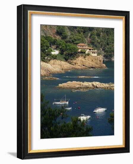 Rocky Coastline, Aiguablava, Costa Brava, Gerona, Cataluna, Spain, Mediterranean, Europe-Tomlinson Ruth-Framed Photographic Print