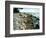 Rocky Coastline and Rainbow, Jasmund National Park, Island of Ruegen, Germany-Christian Ziegler-Framed Photographic Print