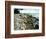 Rocky Coastline and Rainbow, Jasmund National Park, Island of Ruegen, Germany-Christian Ziegler-Framed Photographic Print