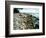 Rocky Coastline and Rainbow, Jasmund National Park, Island of Ruegen, Germany-Christian Ziegler-Framed Photographic Print