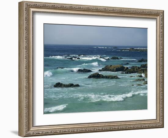 Rocky Coastline as Seen from the 17 Mile Drive, on the Monterey Peninsula, California, USA-Tomlinson Ruth-Framed Photographic Print