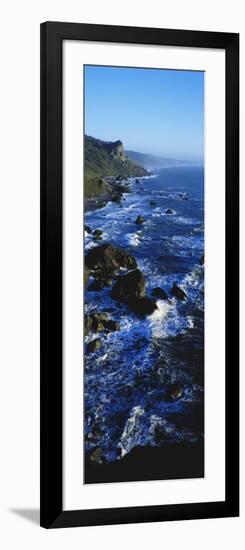 Rocky Coastline in Evening Twilight Near Westport, Redwoods National Park, California, USA-Paul Souders-Framed Photographic Print