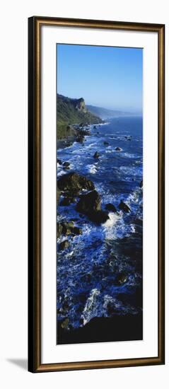 Rocky Coastline in Evening Twilight Near Westport, Redwoods National Park, California, USA-Paul Souders-Framed Photographic Print