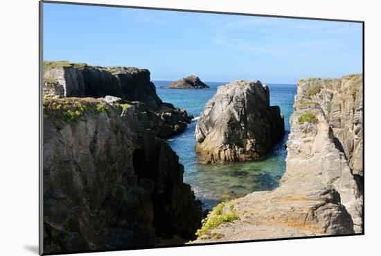 Rocky Coastline of Quiberon in France-Christian Musat-Mounted Photographic Print