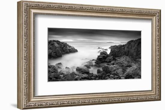 Rocky Coastline-Michael Hudson-Framed Art Print