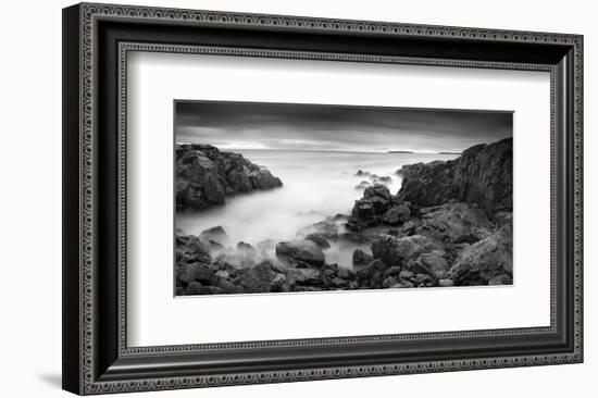 Rocky Coastline-Michael Hudson-Framed Art Print