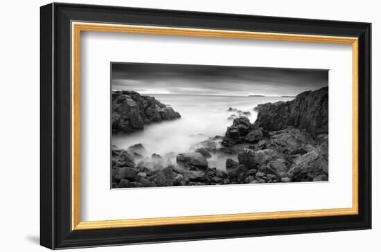 Rocky Coastline-Michael Hudson-Framed Art Print