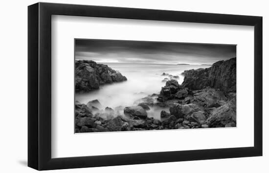 Rocky Coastline-Michael Hudson-Framed Art Print