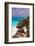 Rocky Cove, Tulum Beach, Yucatan, Mexico-George Oze-Framed Photographic Print