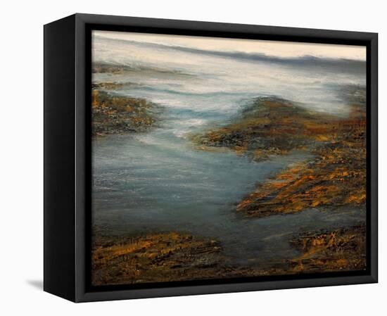 Rocky Cove-Michael Mote-Framed Stretched Canvas