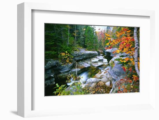 Rocky Creek During Fall White Mountains-George Oze-Framed Photographic Print