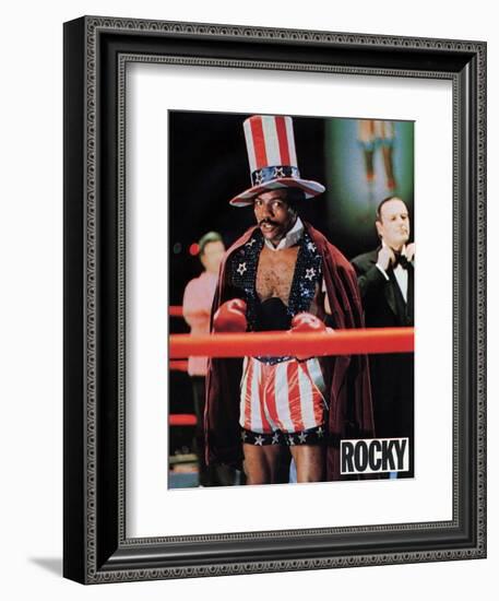 Rocky, French Movie Poster, 1977-null-Framed Art Print