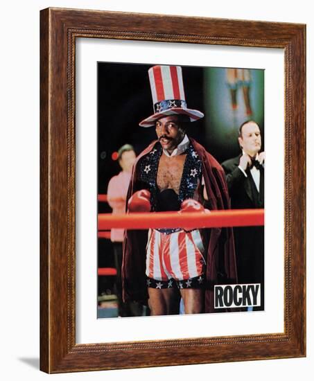 Rocky, French Movie Poster, 1977-null-Framed Art Print