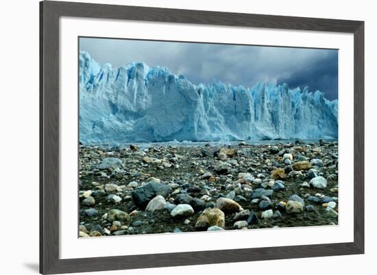 Rocky Glacier Beach Patagonia Argentina Photo Poster-null-Framed Photo