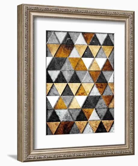 Rocky Gold Mountains-Milli Villa-Framed Premium Giclee Print