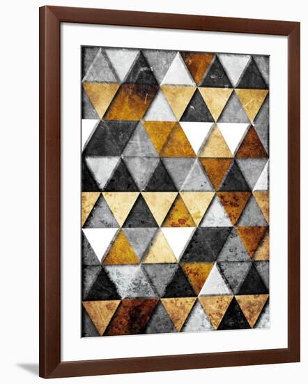 Rocky Gold Mountains-Milli Villa-Framed Art Print