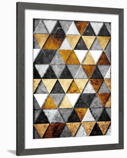 Rocky Gold Mountains-Milli Villa-Framed Art Print