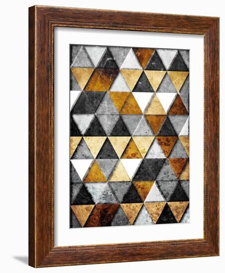 Rocky Gold Mountains-Milli Villa-Framed Art Print