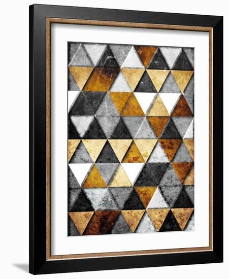 Rocky Gold Mountains-Milli Villa-Framed Art Print