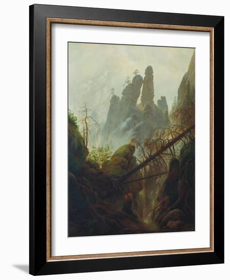 Rocky Gorge, 1822/23-Caspar David Friedrich-Framed Giclee Print