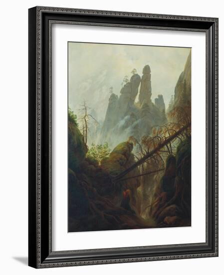 Rocky Gorge, 1822/23-Caspar David Friedrich-Framed Giclee Print