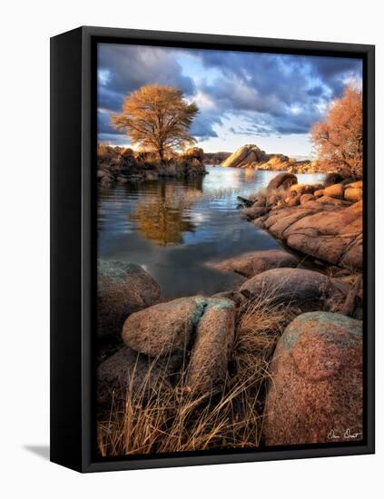 Rocky Lake II-David Drost-Framed Premier Image Canvas