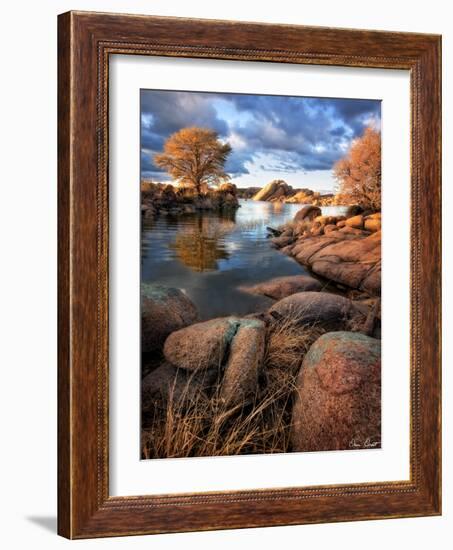 Rocky Lake II-David Drost-Framed Photographic Print