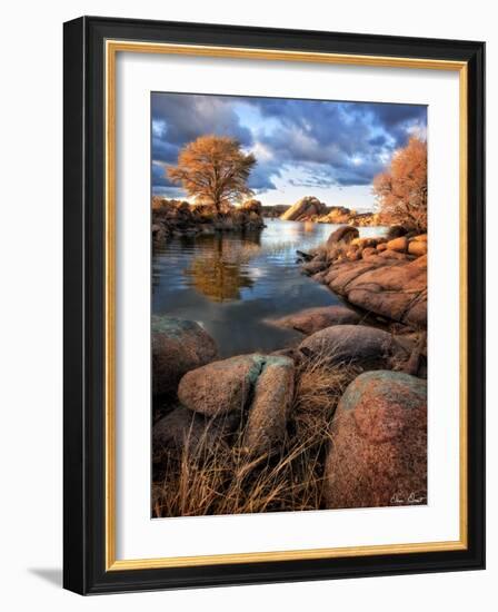 Rocky Lake II-David Drost-Framed Photographic Print