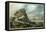 Rocky Landscape with Castle-Robert Adam-Framed Premier Image Canvas