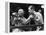 Rocky Marciano Landing a Punch on Jersey Joe Walcott, Sept. 23, 1952-null-Framed Stretched Canvas